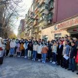 天津城建大学师生参观ng电子游戏智慧养老服务中心